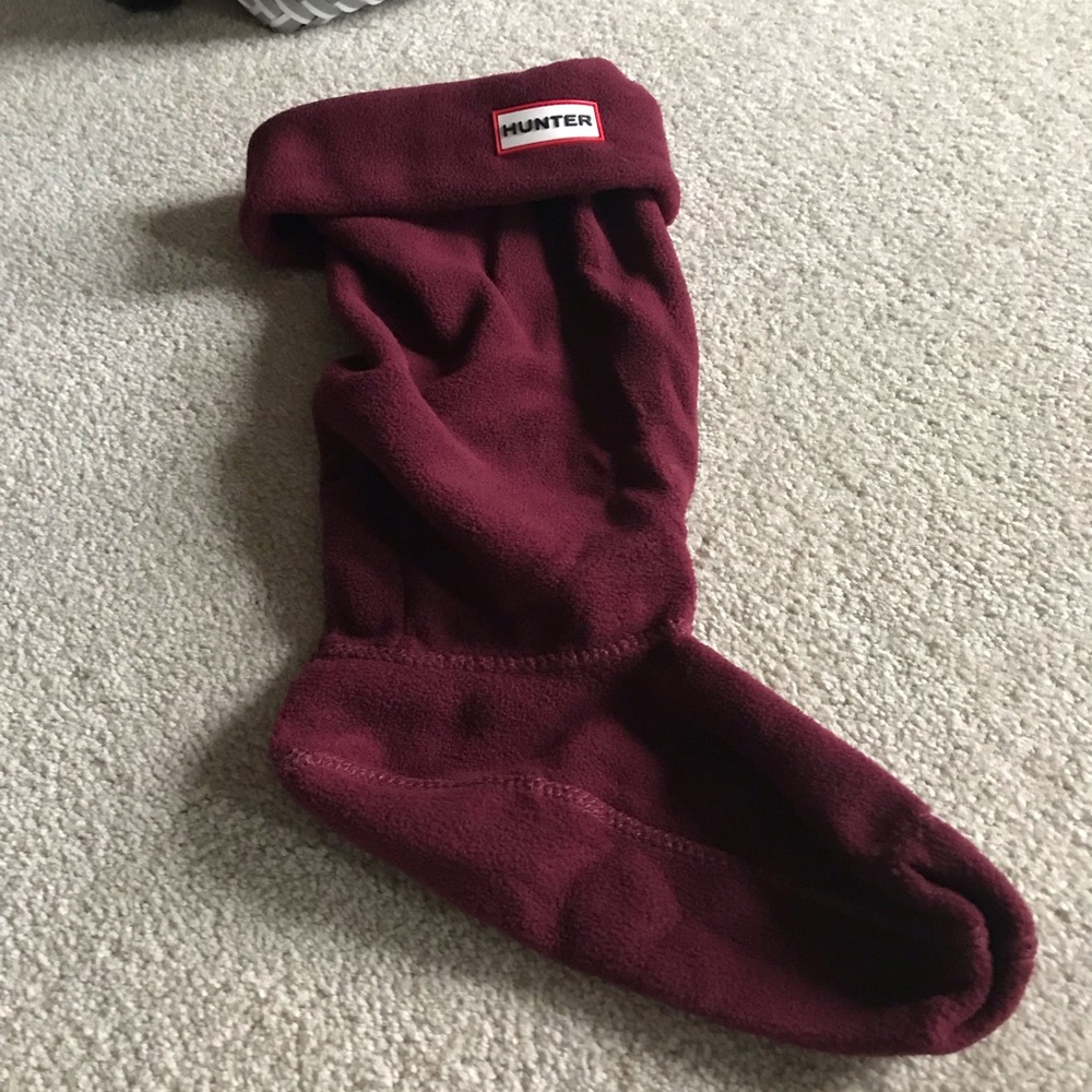 Hunter tall boot socks.